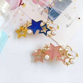 Alloy Unicorn Star Hair Clip