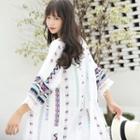 Printed Fringe Cover-up