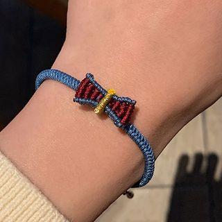 Knit Bow Bracelet
