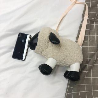 Sheep Crossbody Bag White - One Size