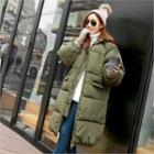 Hooded Zip-up Puffer Coat