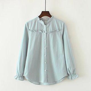 Frill-trim Shirt