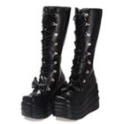 Date A Live Kurumi Tokisaki Cosplay Platform Wedge Boots Without Bow