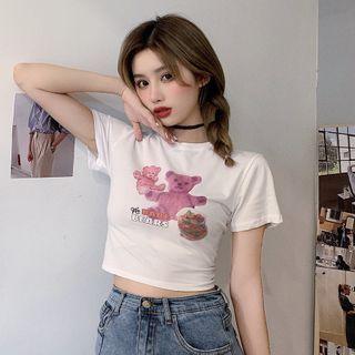 Printed Bear Top