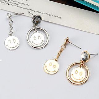 Smiley Non-matching Drop Earring