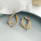 Alloy Dangle Earring 1 Pair - Studded Earring - Gold - One Size