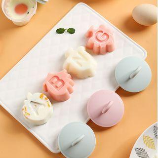 Set: Plastic Egg Mold + Cooking Oil Brush