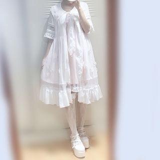 Short-sleeve Ruffle Light Jacket