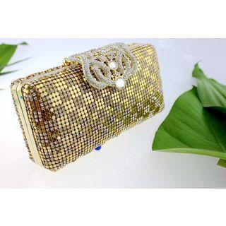 Rhinestone Jeweled Clutch