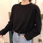 Drawcord Cropped Pullover