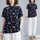 Floral Short-sleeve T Shirt