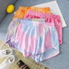 Drawstring Tie-dye Sweatshorts