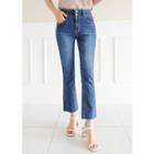 Plus Size - Waist-band Boot-cut Jeans