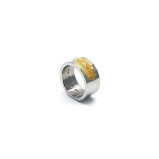 Leaf Stainless Steel Ring