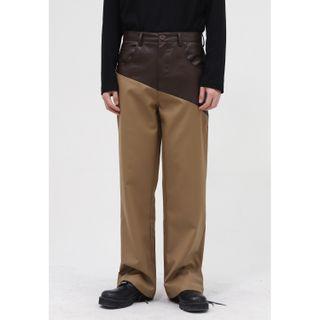 Loose Fit Panel Pants