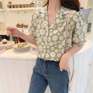 Floral Short-sleeved Shirt