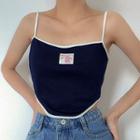 Cropped Irregular Camisole Top