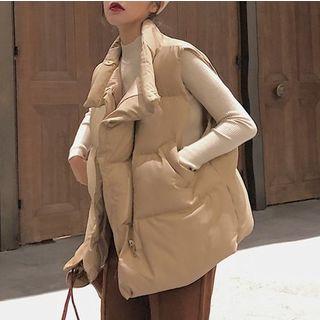Plain Padded Zip Vest