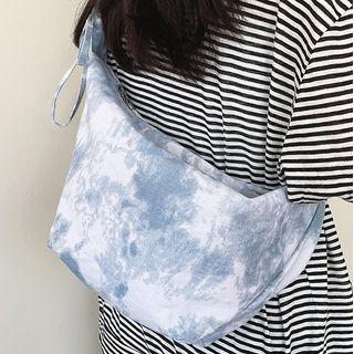 Tie-dyed Zip Cross Shoulder Bag