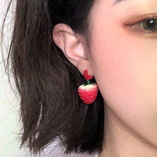Acrylic Strawberry Earring 1 Pair - Strawberry - One Size