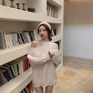 Choker Cut-out Sweater