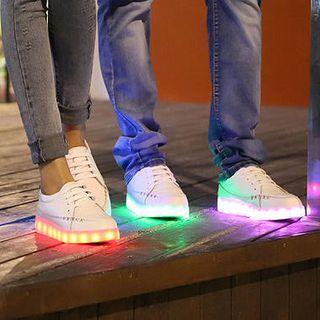 Led Sneakers + Usb Charging Cable