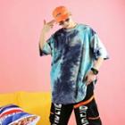 Tie-dyed Printed T-shirt