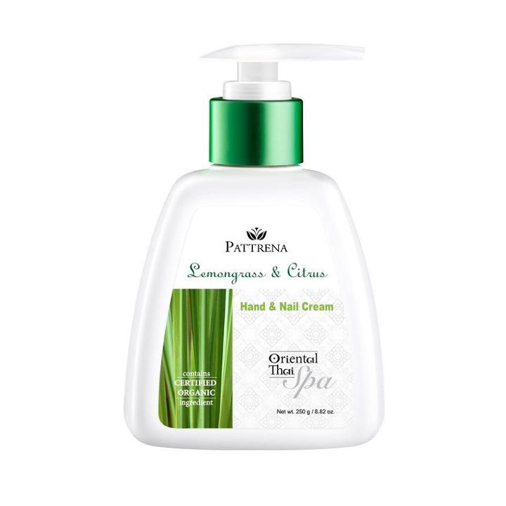 Pattrena - Oriental Thai Spa Hand & Nail Cream Lemongrass & Citrus 250g