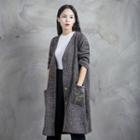 Twill Button-up Long Coat