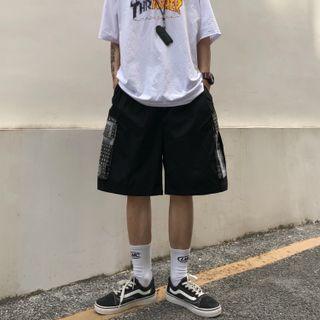 Paisley Pocket Cargo Shorts