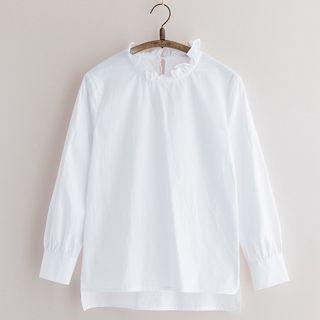 Cotton Long-sleeved Blouse