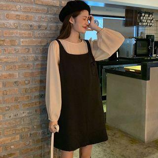 Plain Balloon Sleeve Top / Jumper Dress
