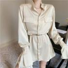 Plain Shirt / Chain Belt