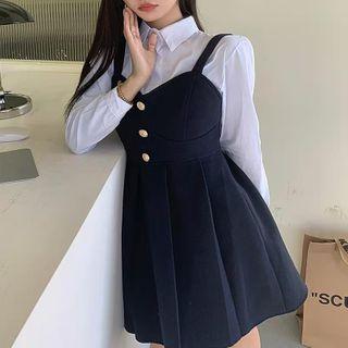 Crop Blazer / Overall Dress