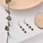 Drop Earring 1 Pair - Multicolor - One Size