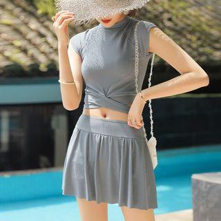 Separated Type  : Lace-up Swimsuit