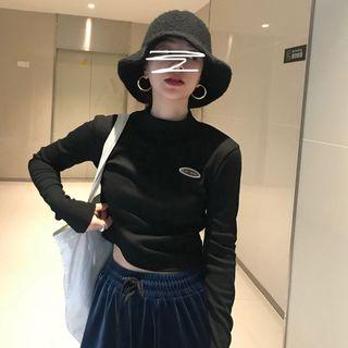 Embroidered Long Sleeve Sweater