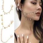 Nose Chain Alloy Earring (various Designs)
