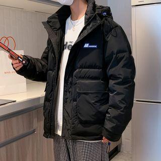 Hooded Zip-up Down Jacket