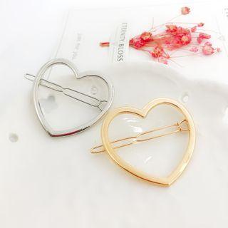 Heart Alloy Hair Clip
