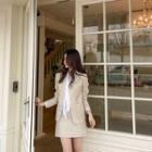Tweed Set: Jacket + Miniskirt