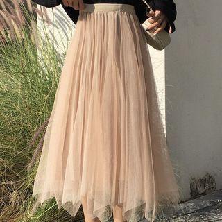 Semi-body Midi Skirt Almond - One Size