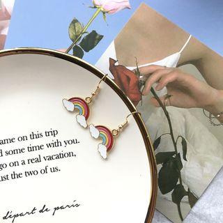 Alloy Rainbow Dangle Earring