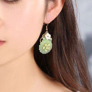 Retro Shell Flower Dangle Earring
