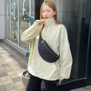 Drawstring Anorak Windbreaker