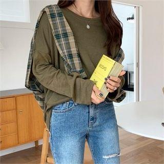 Extra Long-sleeve Oversized T-shirt