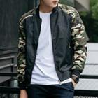Camouflage Bomber Jacket