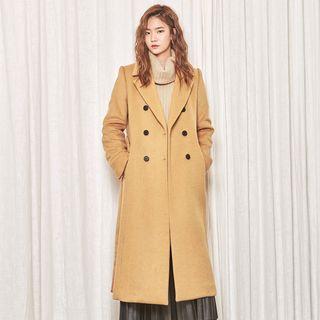 Double-breasted Tailored Long Coat