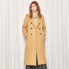 Double-breasted Tailored Long Coat