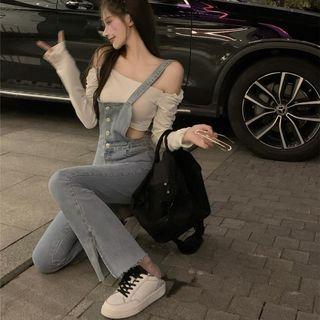 High Waist Flared Jumper Jeans